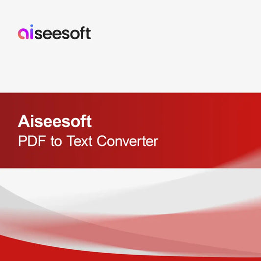 Aiseesoft PDF tekstiksi -muunnin