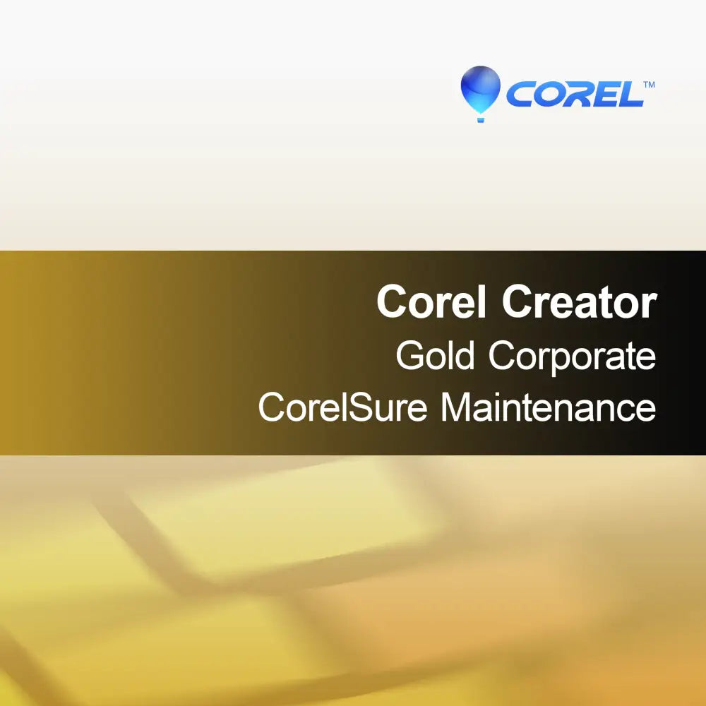 Corel Creator Gold Corporate CorelSure Underhåll