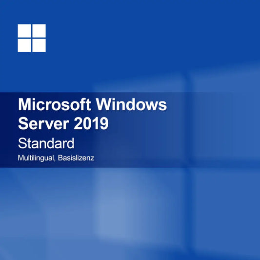 Microsoft Windows Server 2019 Standard, flerspråklig, basislisens
