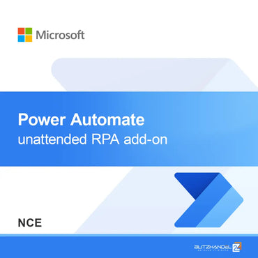 Doplňek Power Automate unattended RPA (NCE)