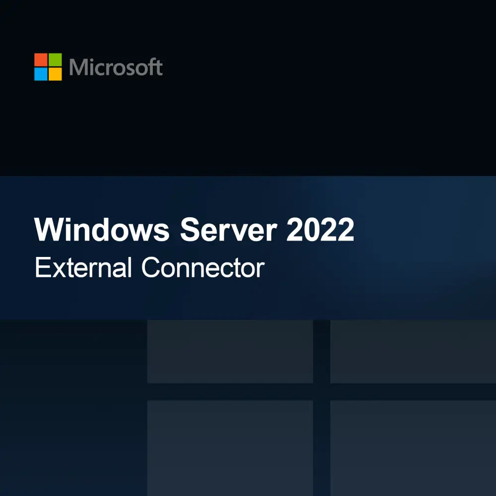 Windows Server 2022 Externí konektor