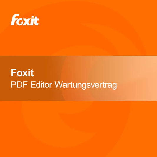 Foxit PDF Editor + karbantartási szerződés