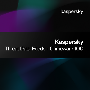 Kaspersky hrozbové dátové toky - Crimeware IOC