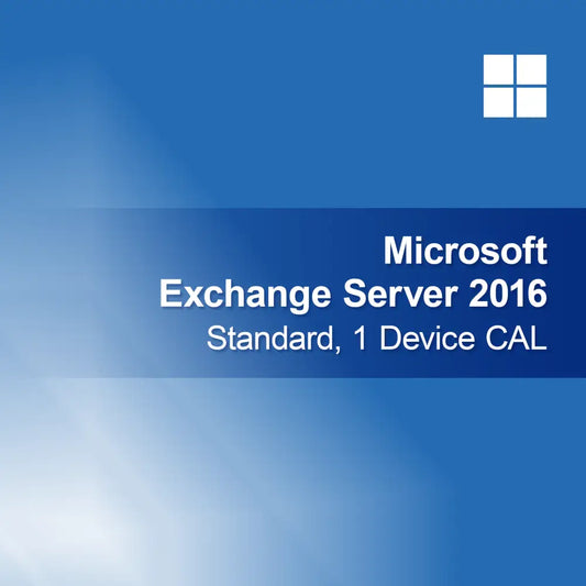 Microsoft Exchange Server 2016 Standard, 1 eszköz CAL